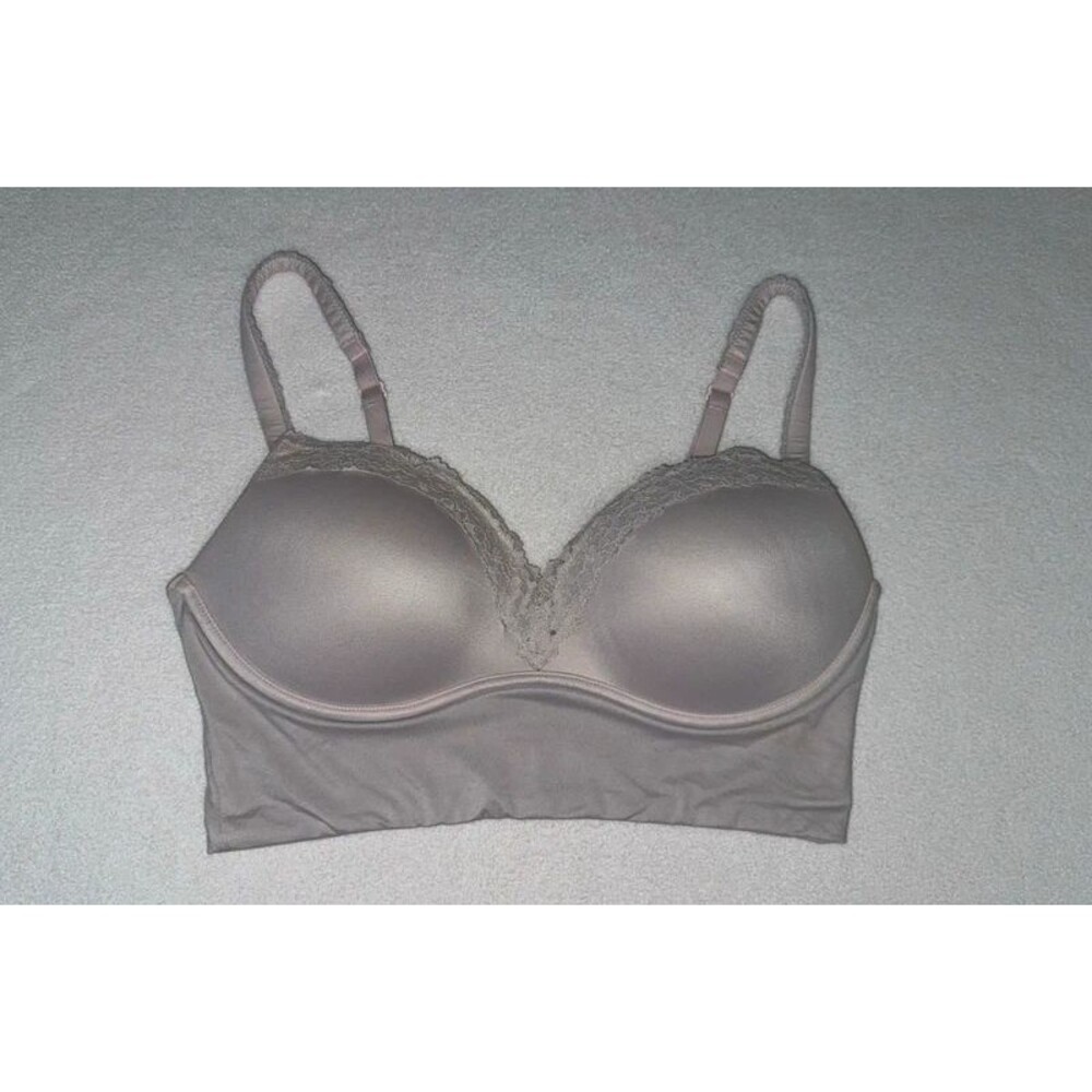 Victoria's Secret Padded Wireless Bra Grey 36C